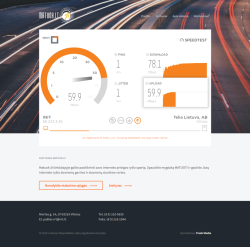 Interneto spartos matavimo sistema Matuok.lt