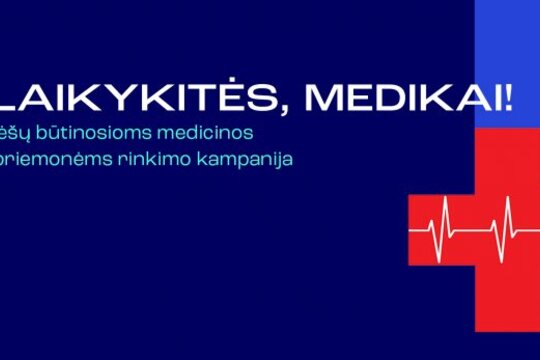 Prisidedame prie LAISVĖS TV paramos projekto "Laikykitės medikai!"